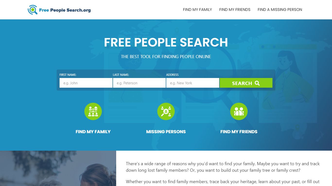 Free People Search.org - The Best Tool for Finding People ...